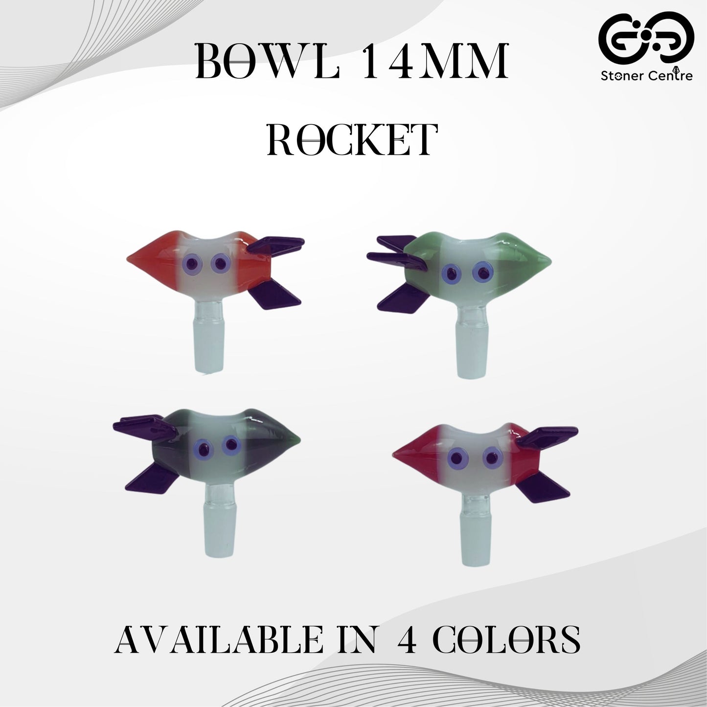 GLASS BOWL | ROCKET BOWL 14MM