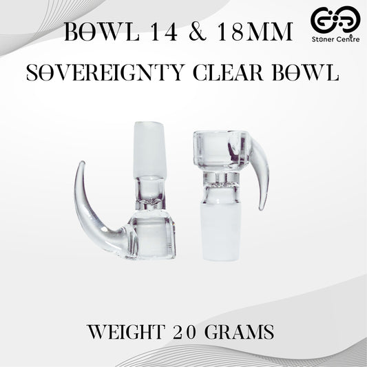 GLASS BOWL | SOVEREIGNTY CLEAR BOWL 14 &amp; 18MM