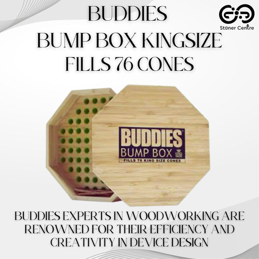 BUDDIES BUMP BOX KINGSIZE FILLS 76 CONES
