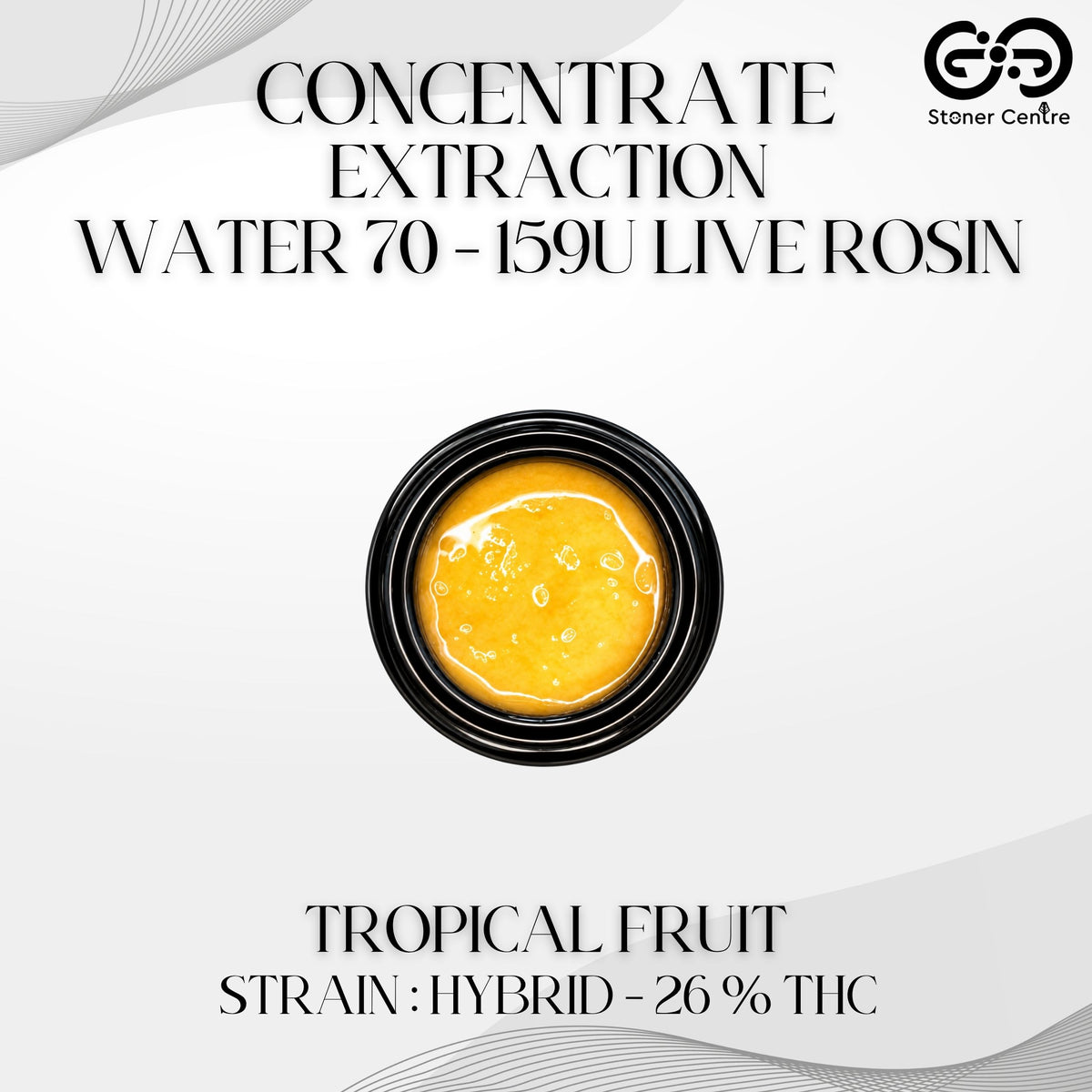 CONCENTRATE - EXTRACTION WATER 70 - 159U LIVE ROSIN | TIER 2 - TROPICAL FRUIT