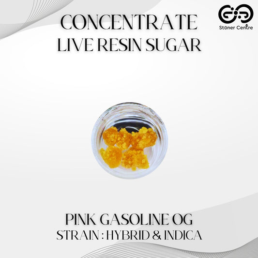 CONCENTRATE | LIVE RESIN SUGAR - PINK GASOLINE OG