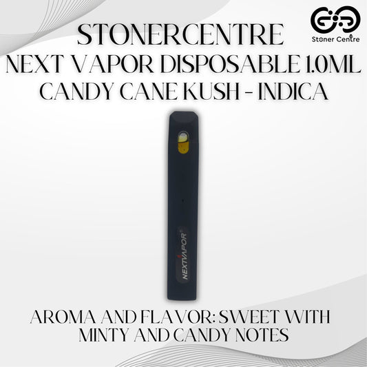 STONERCENTRE | NEXT VAPOR DISPOSABLE 1.0ML | CANDY CANE KUSH - INDICA