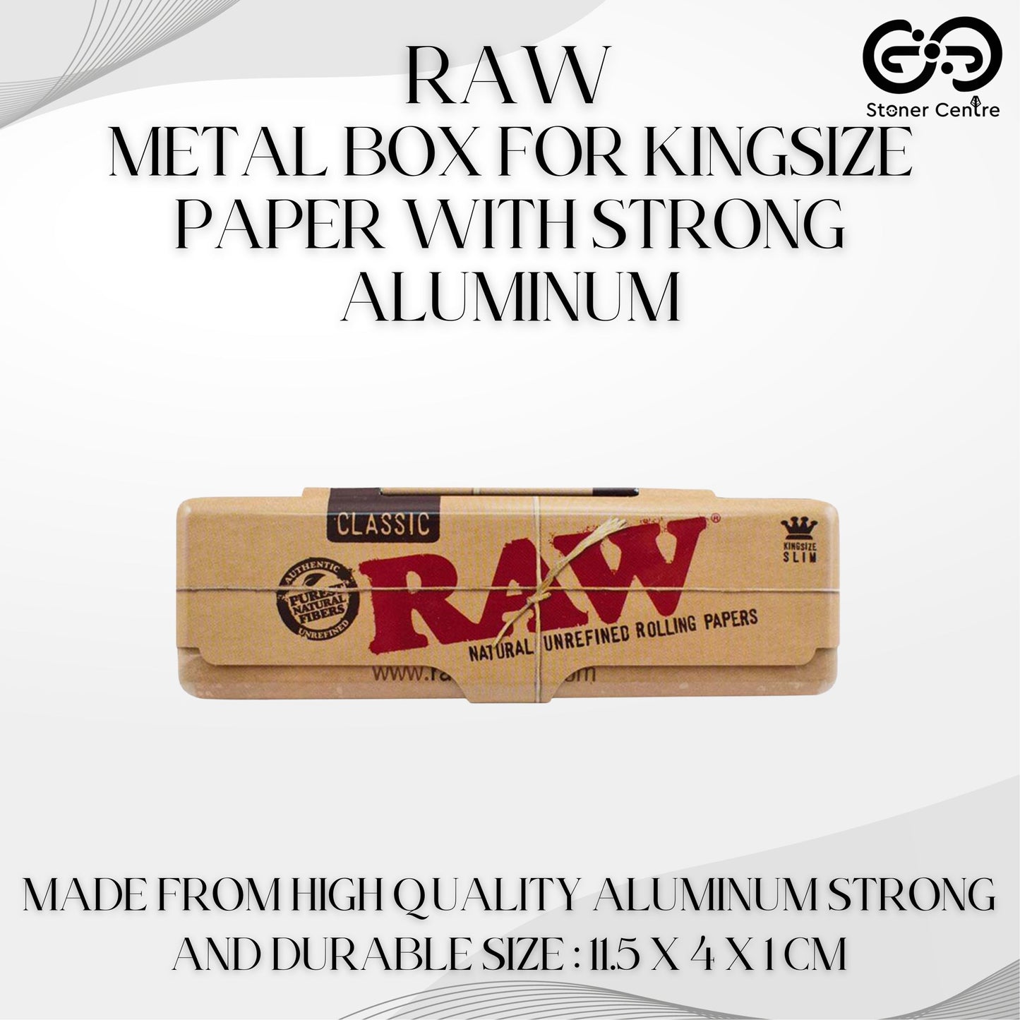 RAW METAL BOX FOR KINGSIZE PAPER WITH STRONG ALUMINUM