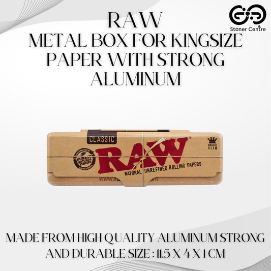 RAW METAL BOX FOR KINGSIZE PAPER WITH STRONG ALUMINUM