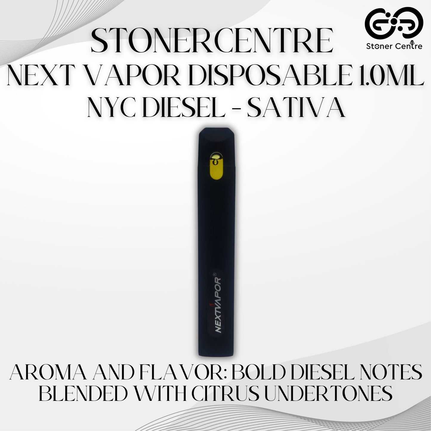 STONERCENTRE | NEXT VAPOR DISPOSABLE 1.0ML | NYC DIESEL - SATIVA