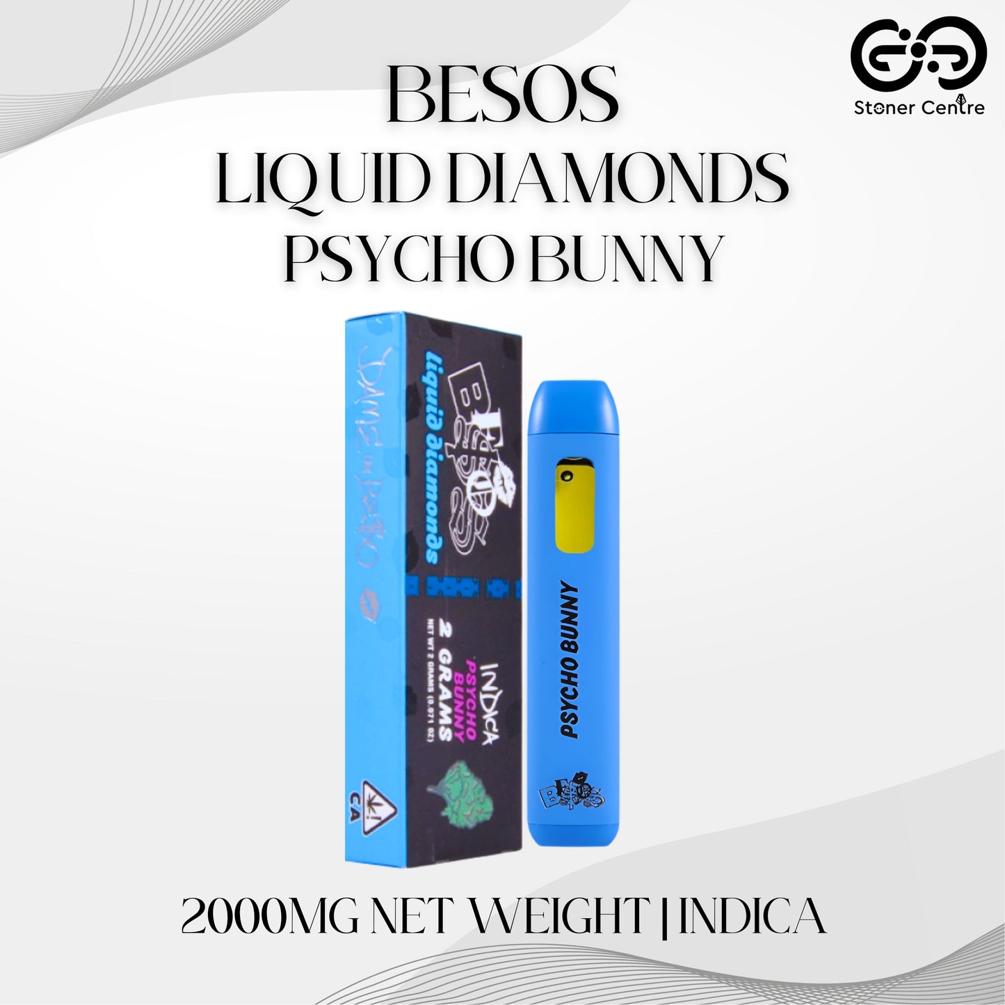 BESOS - LIQUID DIAMONDS 2.0ML | PSYCHO BUNNY : INDICA