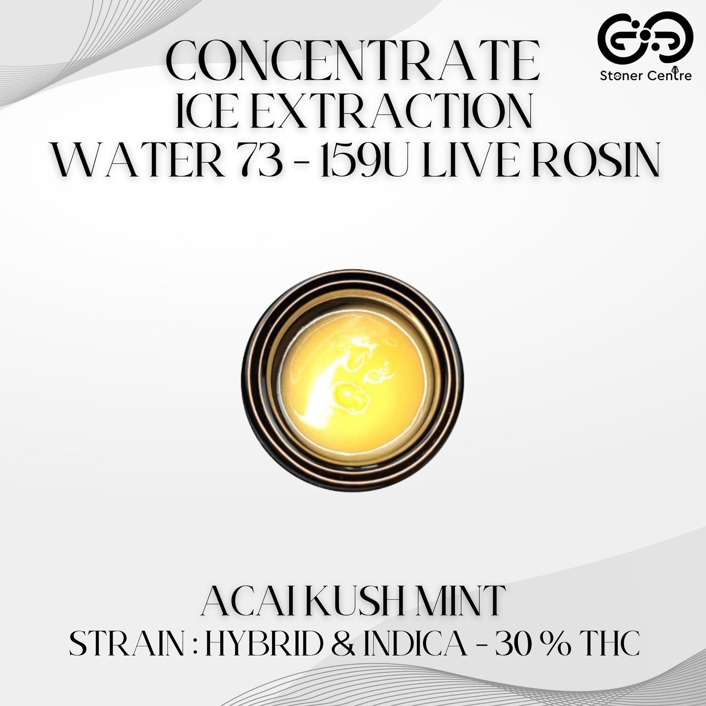 CONCENTRATE - ICE EXTRACTION WATER 73 - 159U LIVE ROSIN | TIER 2 - ACAI KUSH MINT
