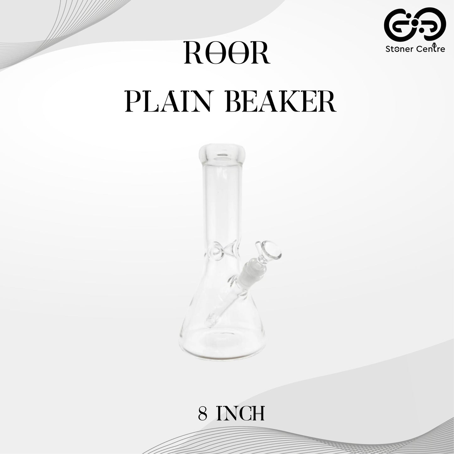 Glass Bong | ROOR PLAIN BEAKER 8 INCH