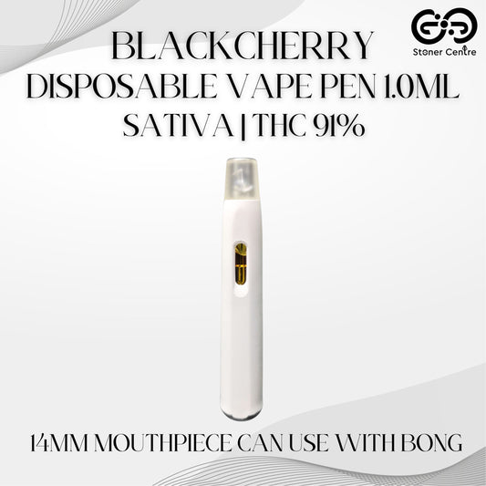 DISPOSABLE VAPE PEN 1.0ML | BLACKCHERRY : SATIVA