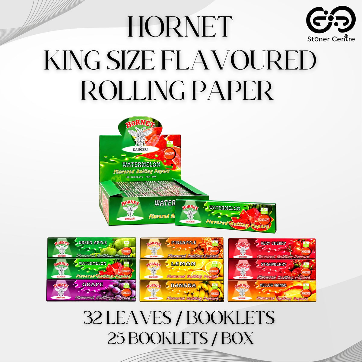 ROLLING PAPER | HORNET KING SIZE FLAVOURED ROLLING PAPER