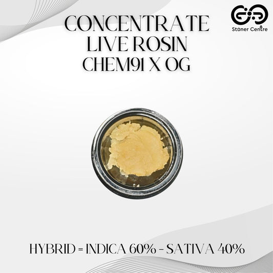 CONCENTRATE | LIVE ROSIN - CHEM91 X OG