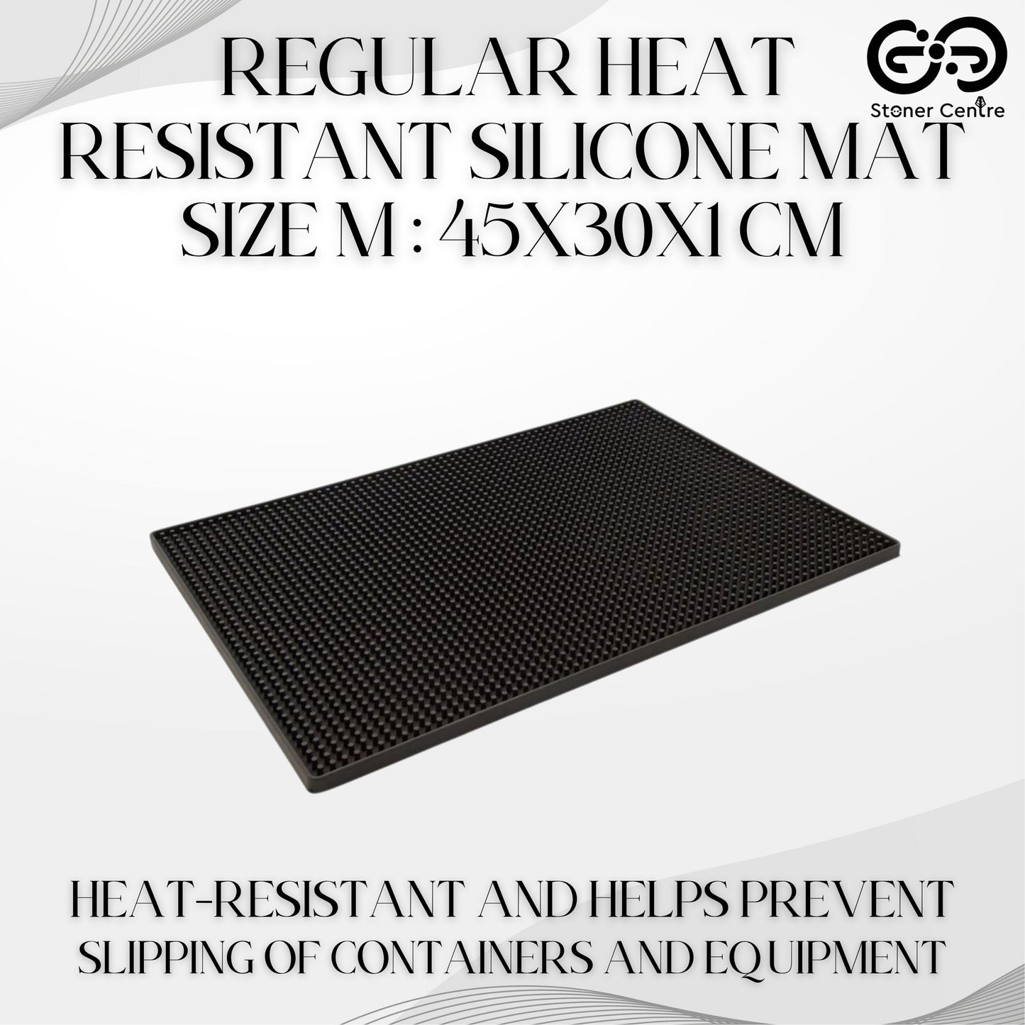 REGULAR HEAT RESISTANT SILICONE MAT SIZE M: 45x30x1 CM