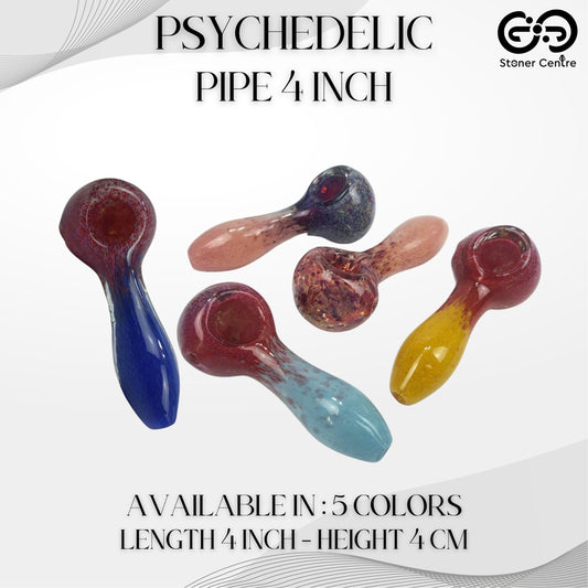PIPE | PSYCHEDELIC PINK PIPE 4 INCH