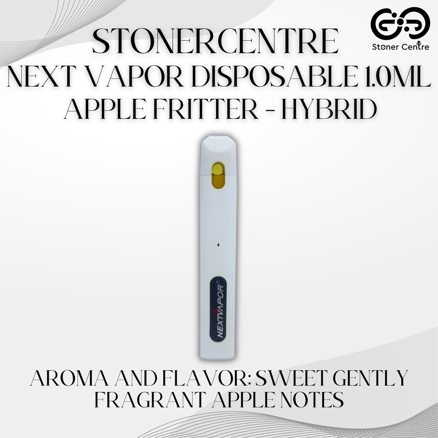 STONERCENTRE | NEXT VAPOR DISPOSABLE 1.0ML | APPLE FRITTER - HYBRID
