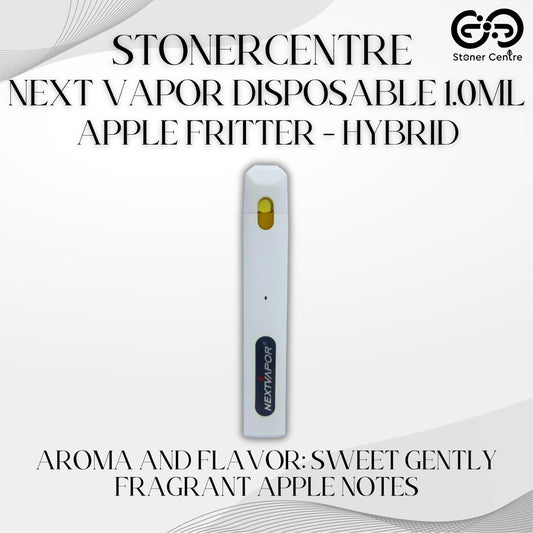 STONERCENTRE | NEXT VAPOR DISPOSABLE 1.0ML | APPLE FRITTER - HYBRID