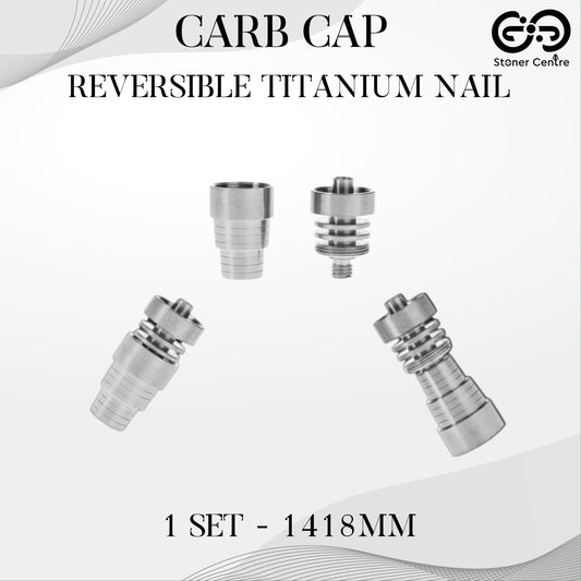 CARB CAP | REVERSIBLE 14&18 MM TITANIUM NAIL FOR QUARTZ BANGER