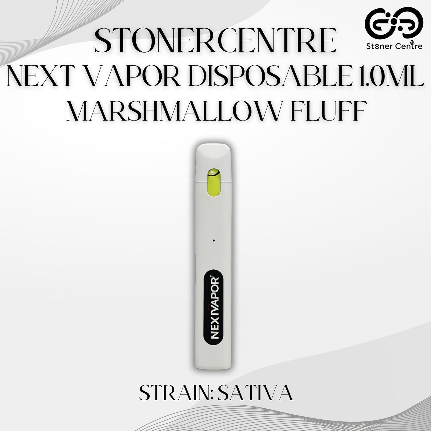 STONERCENTRE | NEXT VAPOR DISPOSABLE 1.0ML | MARSHMALLOW FLUFF - SATIVA