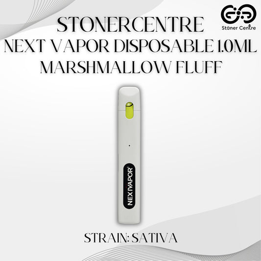 STONERCENTRE | NEXT VAPOR DISPOSABLE 1.0ML | MARSHMALLOW FLUFF - SATIVA