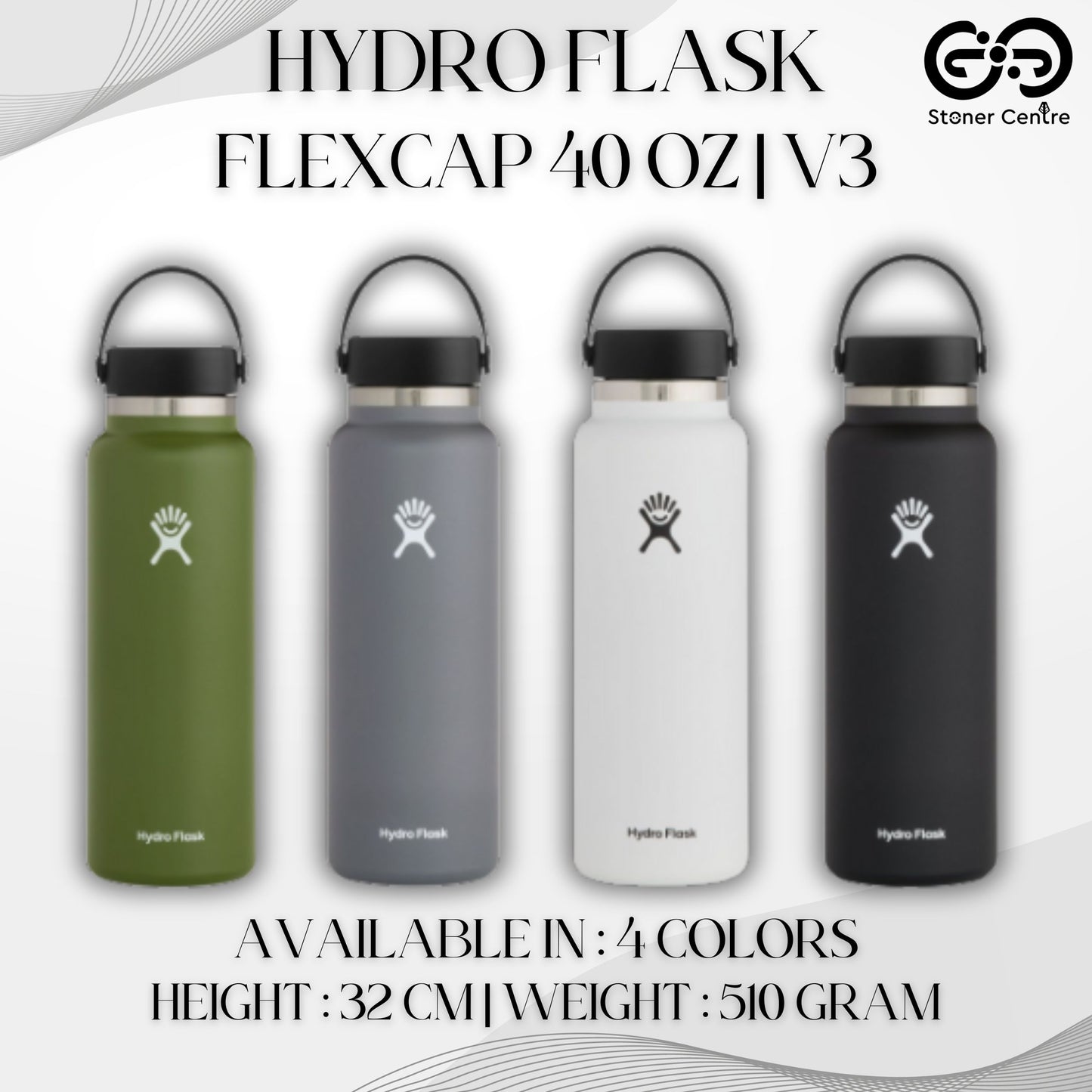 HYDRO FLASK | FLEXCAP 40 OZ - V3