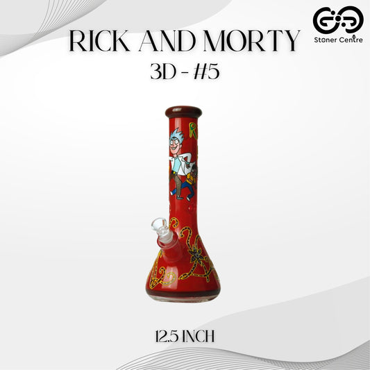 Glass Bong | 3D RICK AND MORTY 12.5 INCH #5