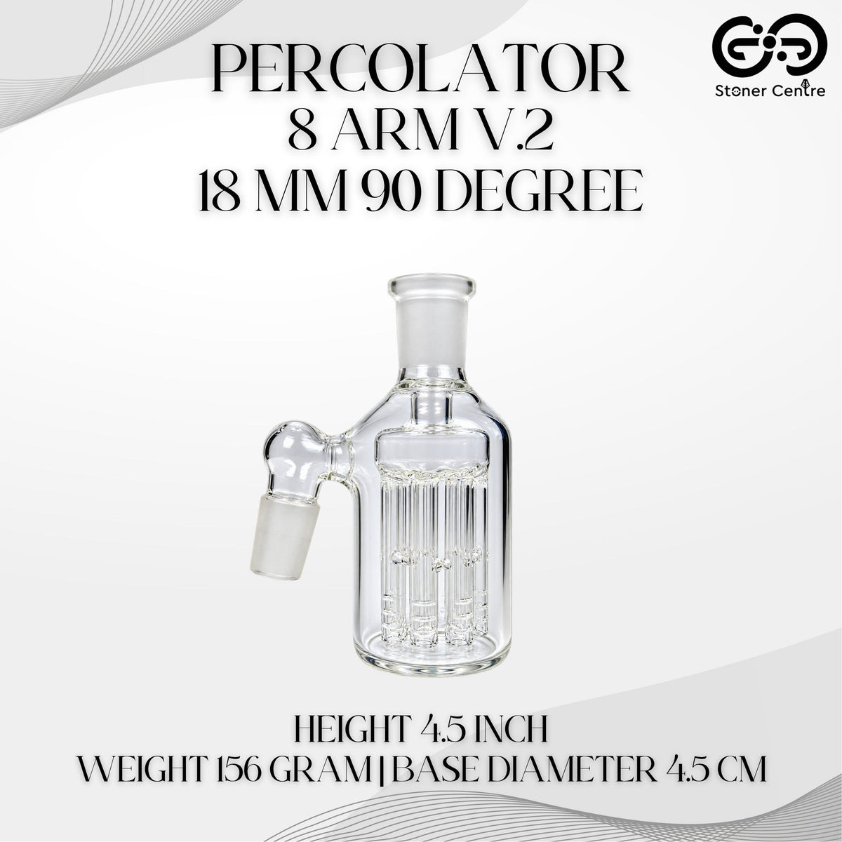 PERCOLATOR | 8 ARM V.2 18 MM 90 DEGREE
