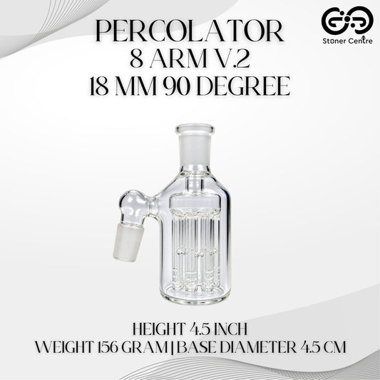 PERCOLATOR | 8 ARM V.2 18 MM 90 DEGREE