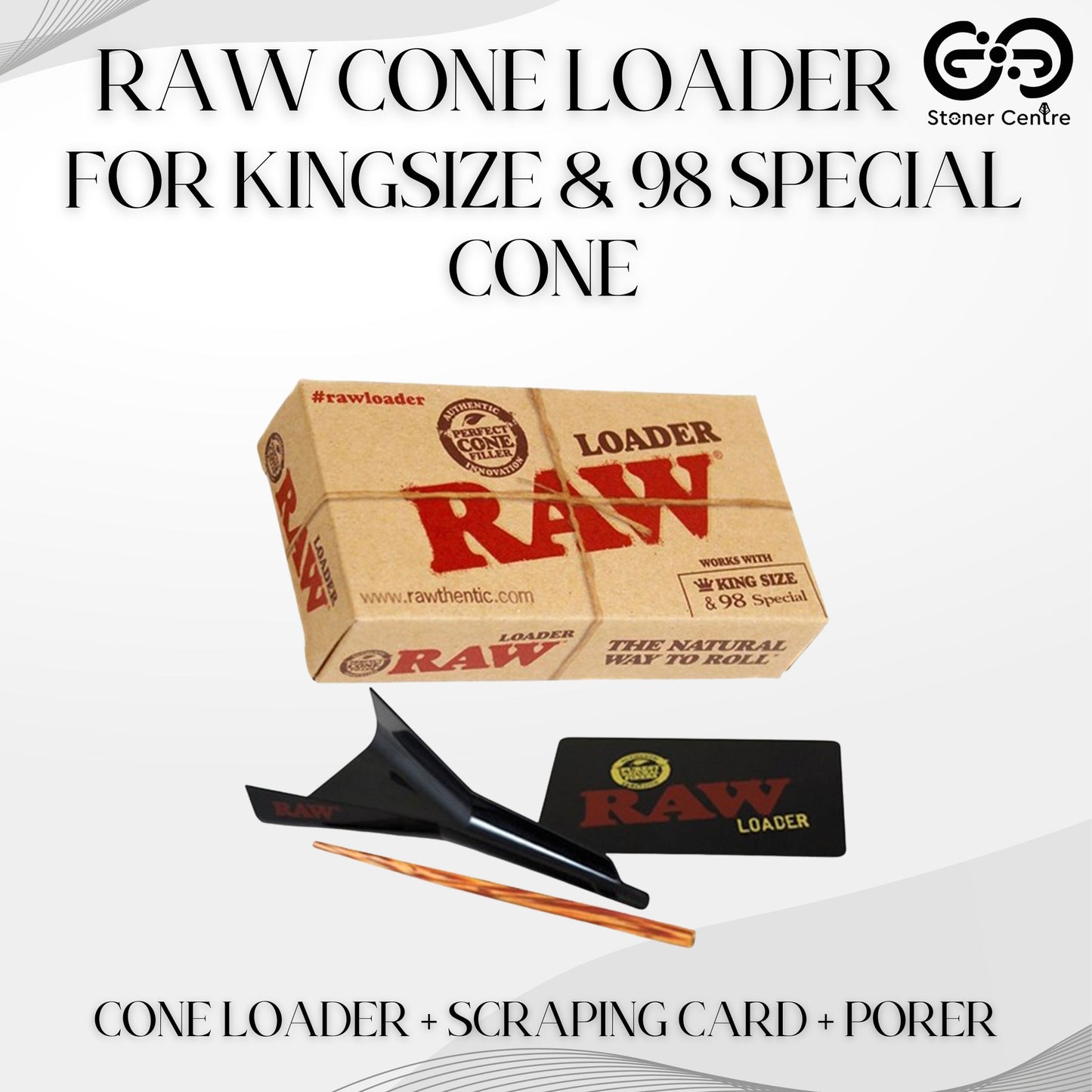 RAW CONE LOADER FOR KING SIZE & 98 SPECIAL SIZE