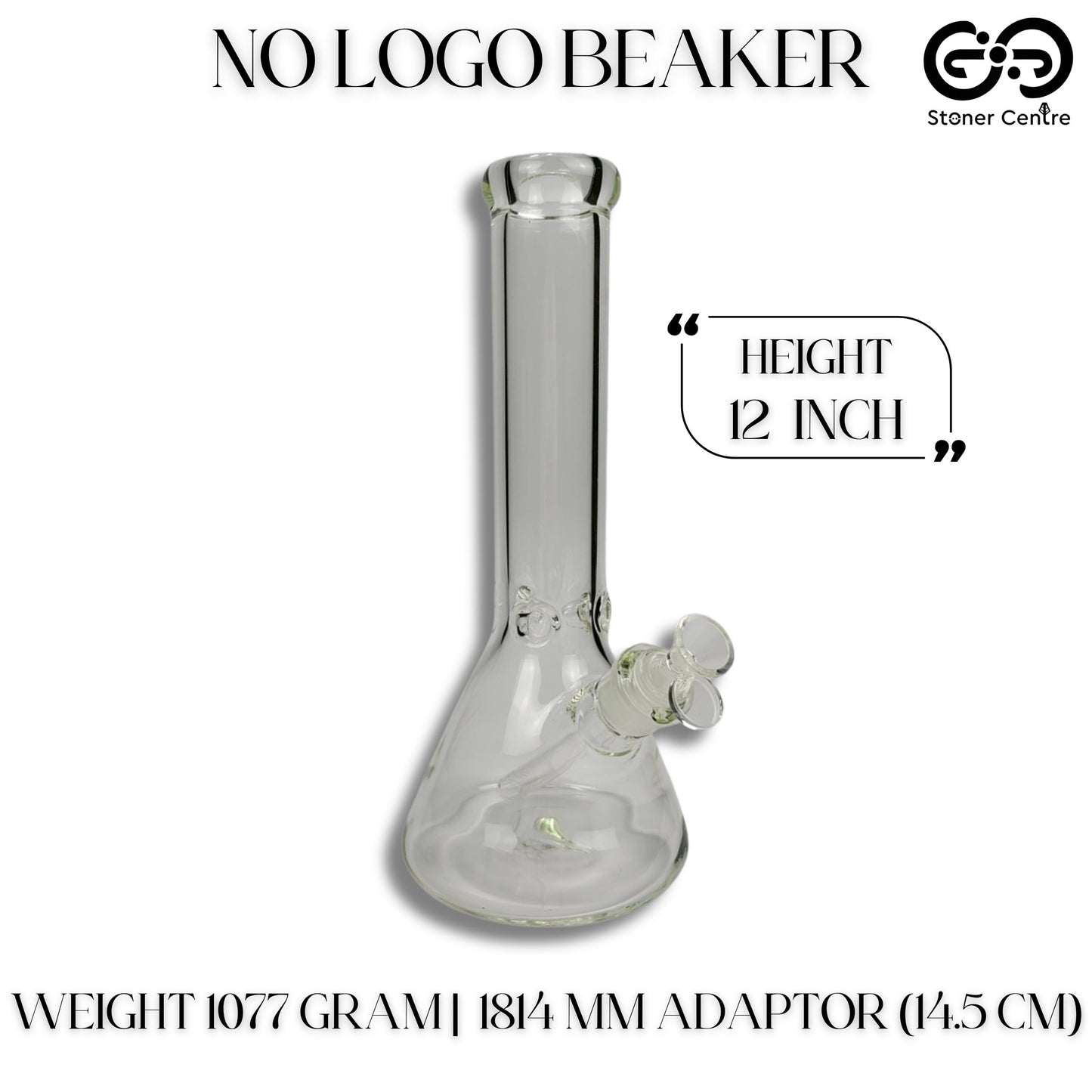 Glass Bong | NO LOGO BEAKER 12 INCH