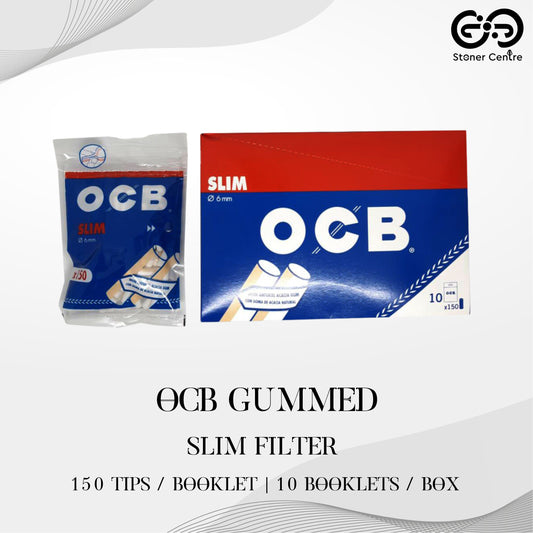 ROLLING PAPER | OCB GUMMED FILER TIPS ROLLING PAPER