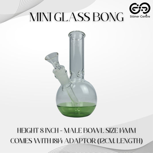 Glass Bong | MINI GLASS BONG 8 INCH