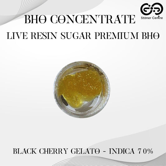 BHO CONCENTRATE | LIVE RESIN SUGRA - PREMIUM BHO - BLACK CHERRY GELATO