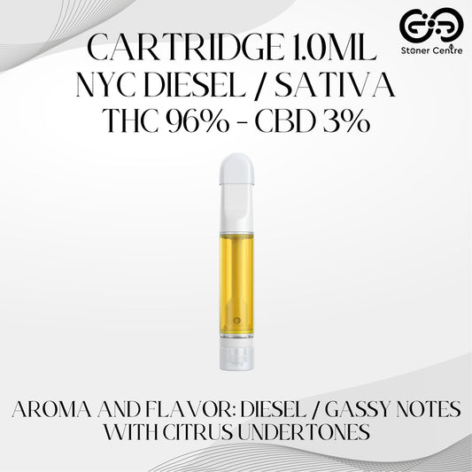Cartridge 1.0ML | NYC DIESEL : SATIVA (เฉพาะหัวคาร์ทไม่รวมแบต)
