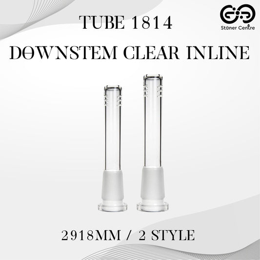 GLASS TUBE | TUBE DOWNSTEM CLEAR INLINE 2918MM