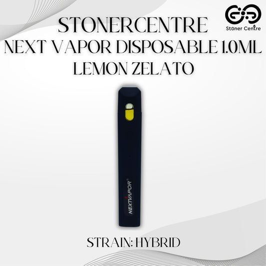 STONERCENTRE | NEXT VAPOR DISPOSABLE 1.0ML | LEMON ZELATO - HYBRID