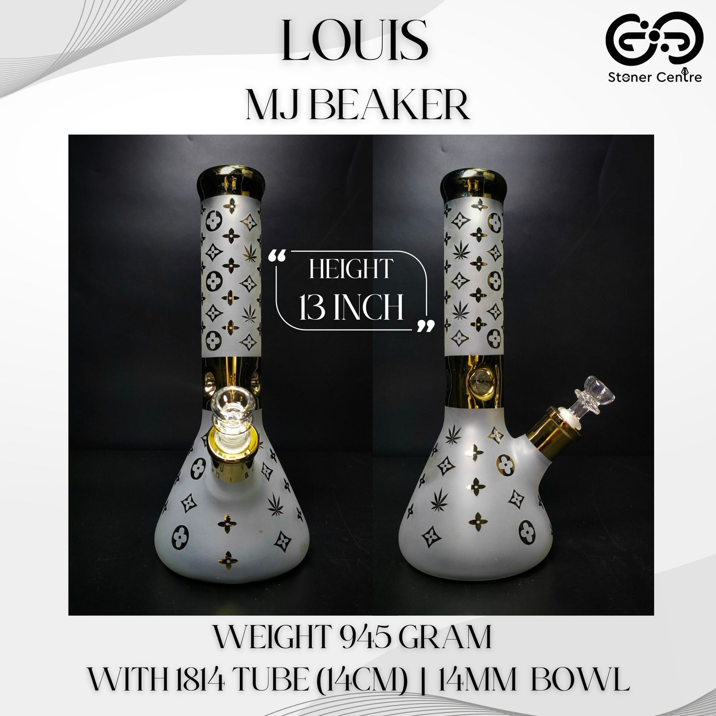 Glass Bong | LOUIS MJ BEAKER 13 INCH