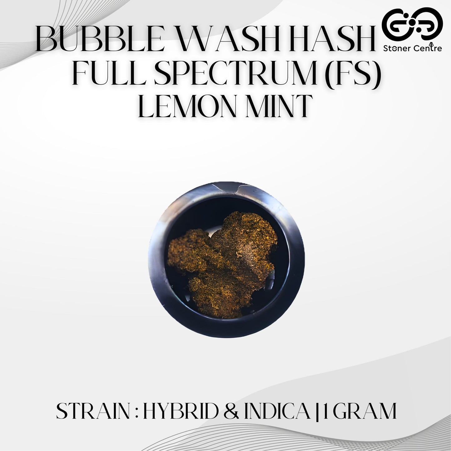 BUBBLE WASH HASH | FULL SPECTRUM (FS) - LEMON MINT : HYBRID & INDICA