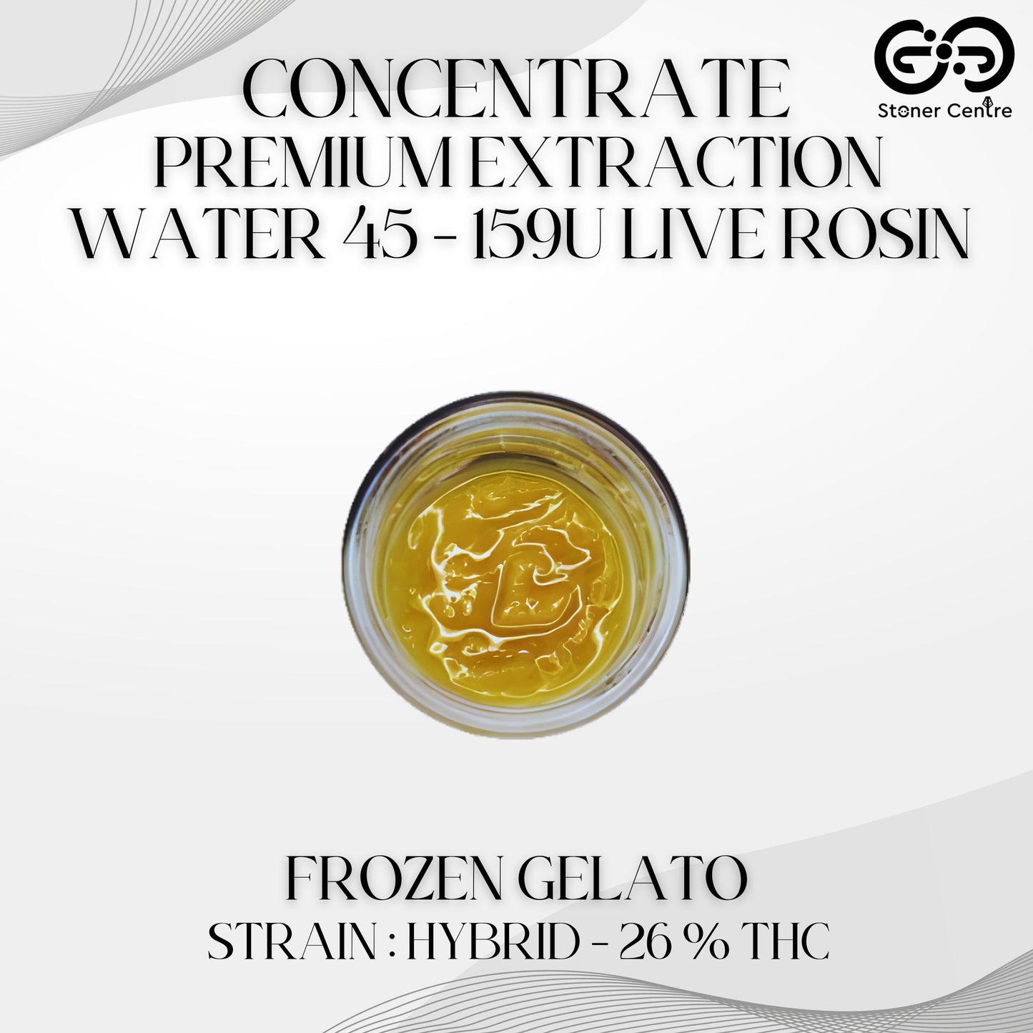 CONCENTRATE - PREMIUM EXTRACTION WATER 45 - 159U LIVE ROSIN | FS TIER 2 - FROZEN GELATO