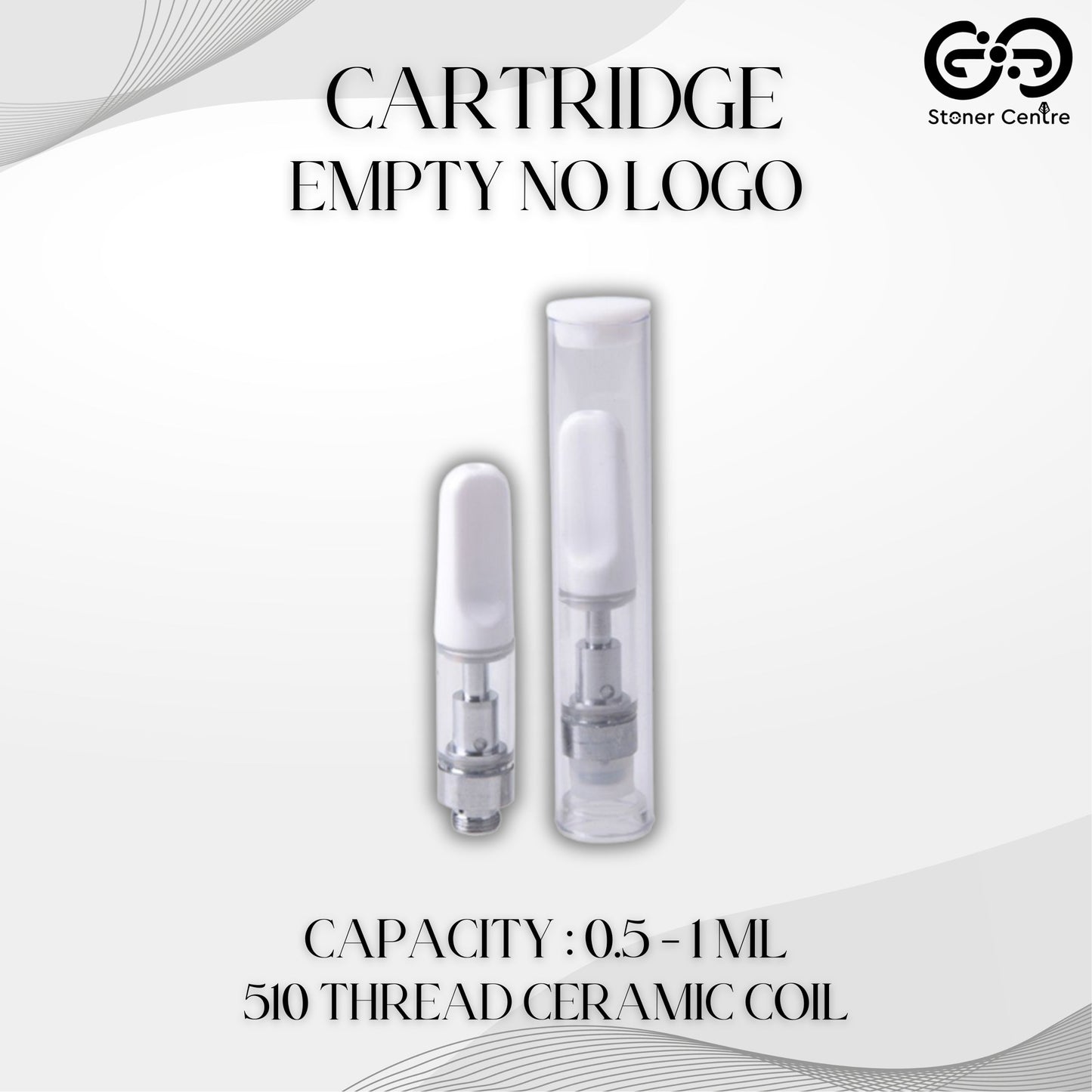 EMPTY CARTRIDGE | EMPTY CARTRIDGE NO LOGO 510 CARTRIDGE (หลอดเปล่า)