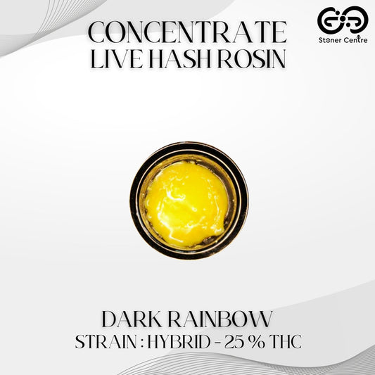 CONCENTRATE LIVE HASH ROSIN | DARK RAINBOW