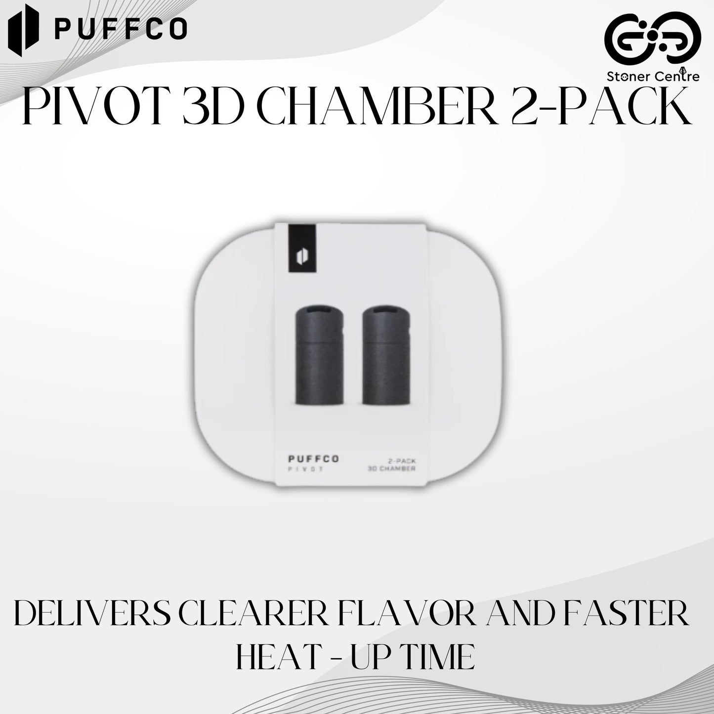 PUFFCO | PIVOT 3D CHAMBER 2-PACK (Onyx)