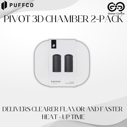 PUFFCO | PIVOT 3D CHAMBER 2-PACK (Onyx)