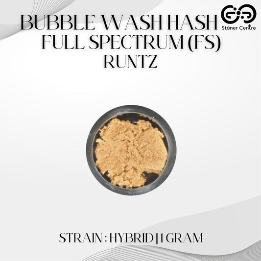 BUBBLE WASH HASH | FULL SPECTRUM (FS) - RUNTZ : HYBRID