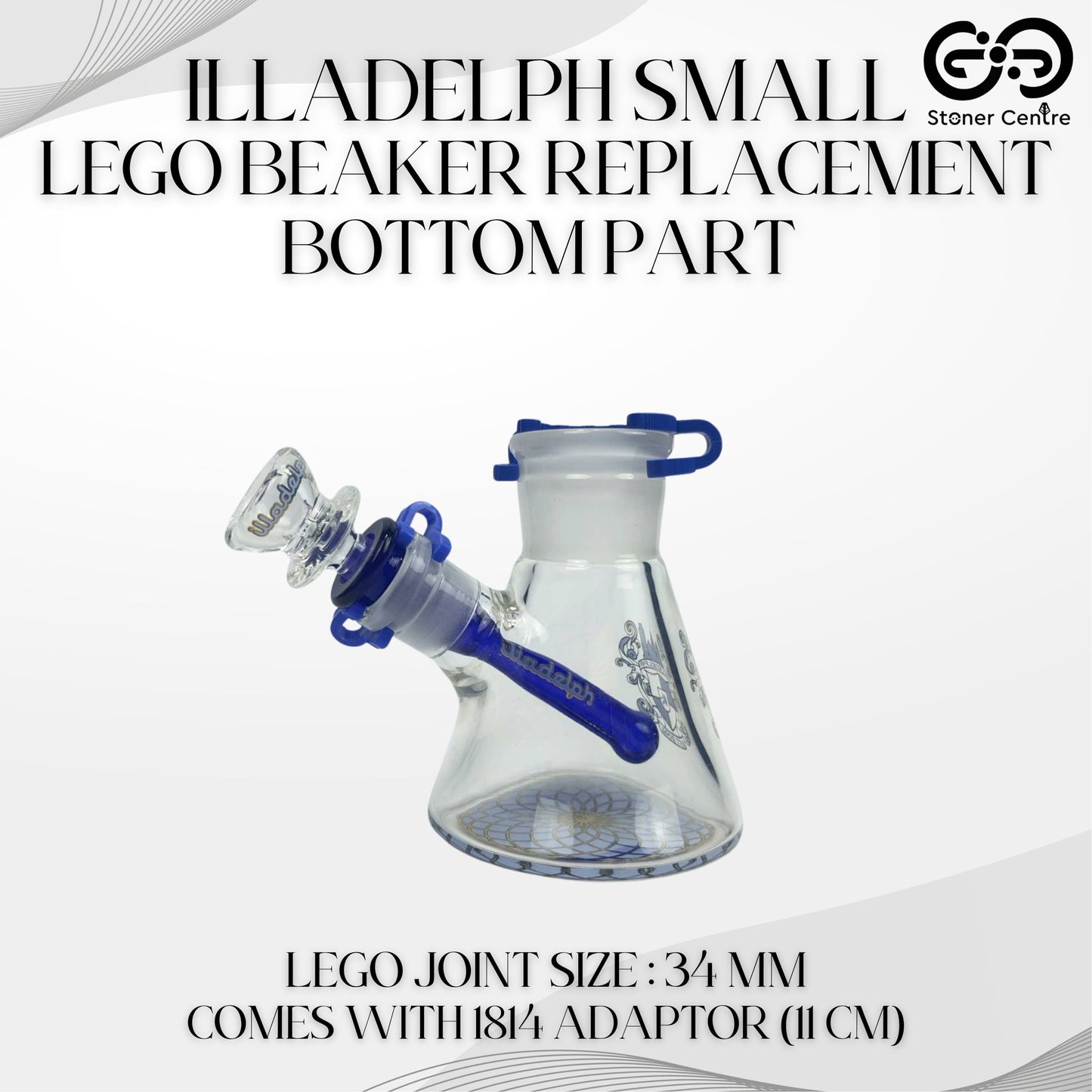 Glass Bong | ILLADELPH SMALL BEAKER LEGO REPLACEMENTS BOTTOM PART