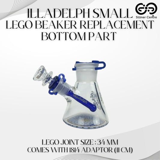 Glass Bong | ILLADELPH SMALL BEAKER LEGO REPLACEMENTS BOTTOM PART
