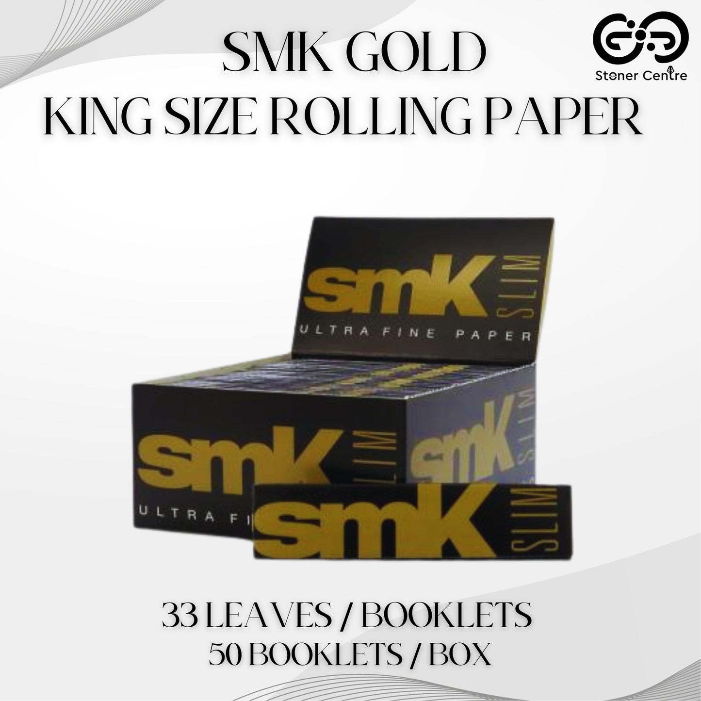 ROLLING PAPER | SMK GOLD KINGSIZE ROLLING PAPER