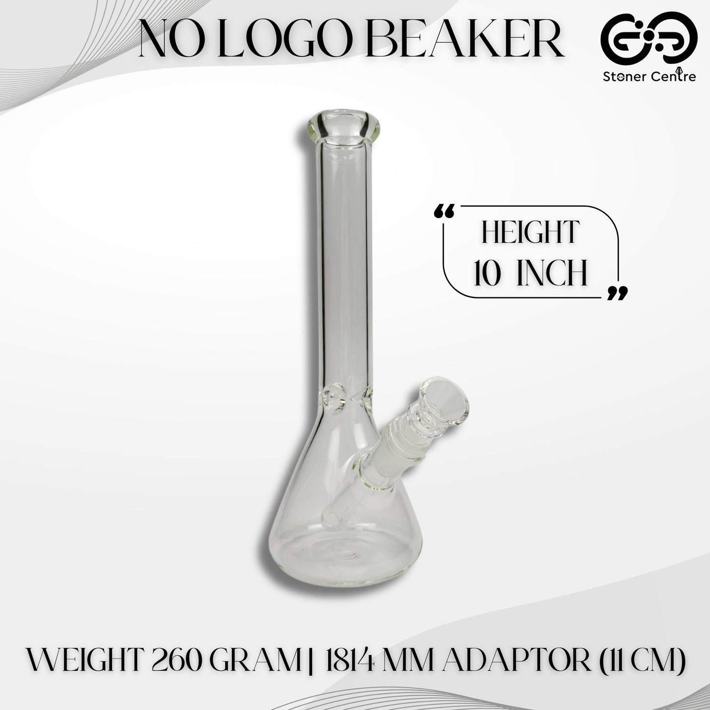 Glass Bong | NO LOGO BEAKER 10 INCH