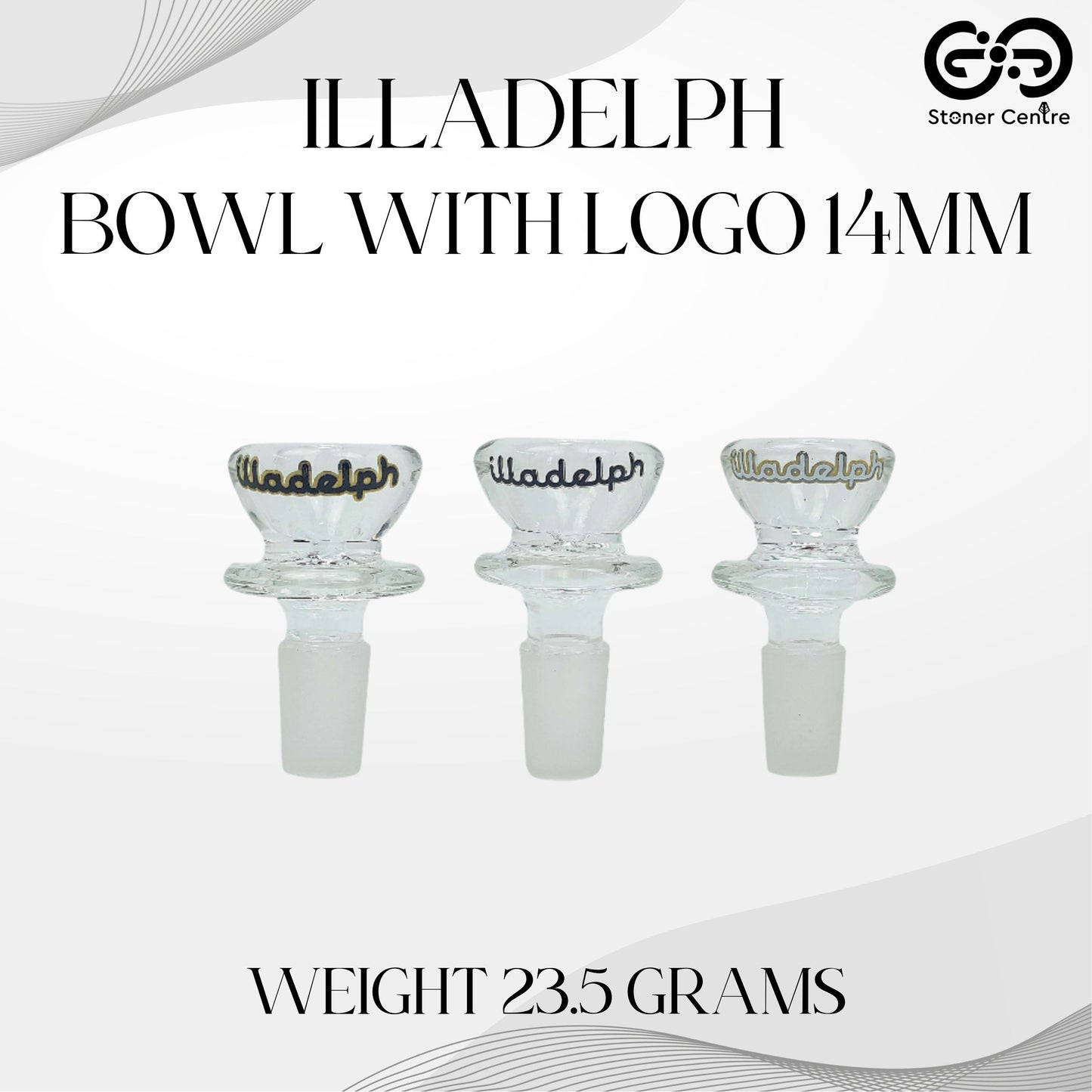 GLASS BOWL | ILLADELPH BOWL WITH LOGO 14MM