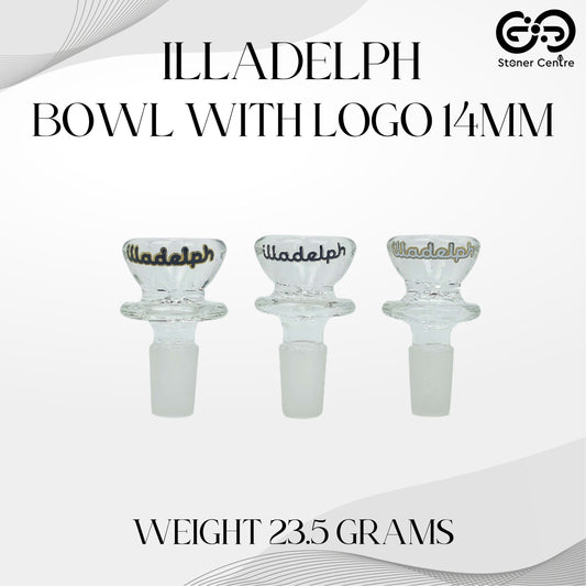 GLASS BOWL | ILLADELPH BOWL WITH LOGO 14MM