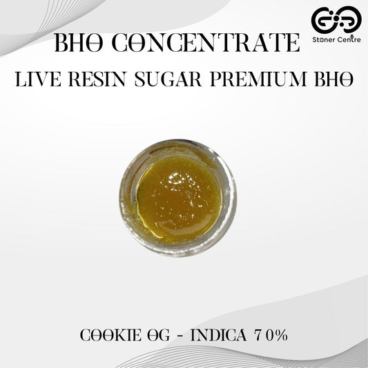 BHO CONCENTRATE | LIVE RESIN SUGRA - PREMIUM BHO - COOKIE OG