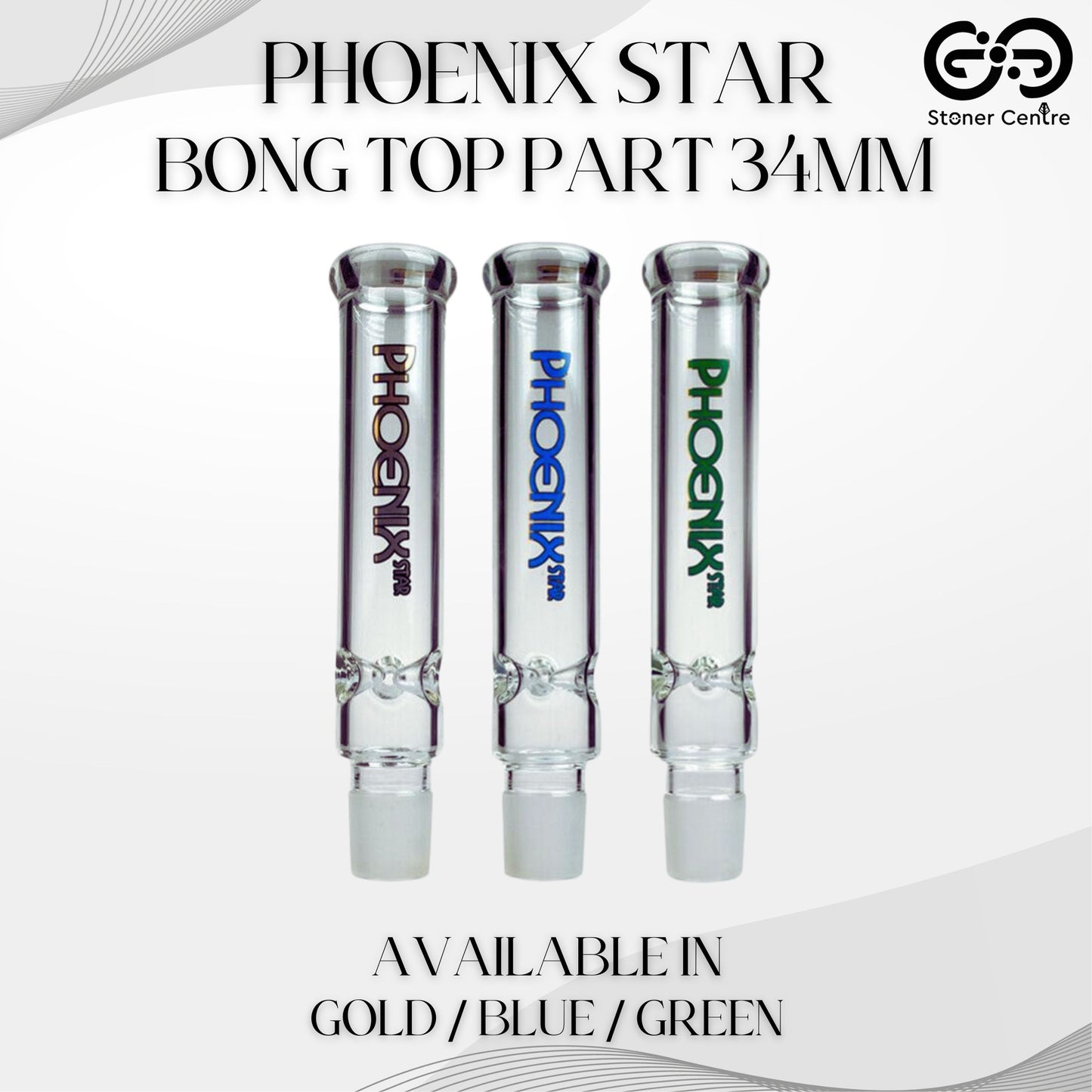 Glass Bong | PHOENIX STAR BONG TOP PART 34MM - REPLACEMENT PART FOR PHOENIX LEGO GLASS